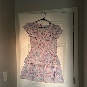 LoveShackFancy Pastel Floral Dress
